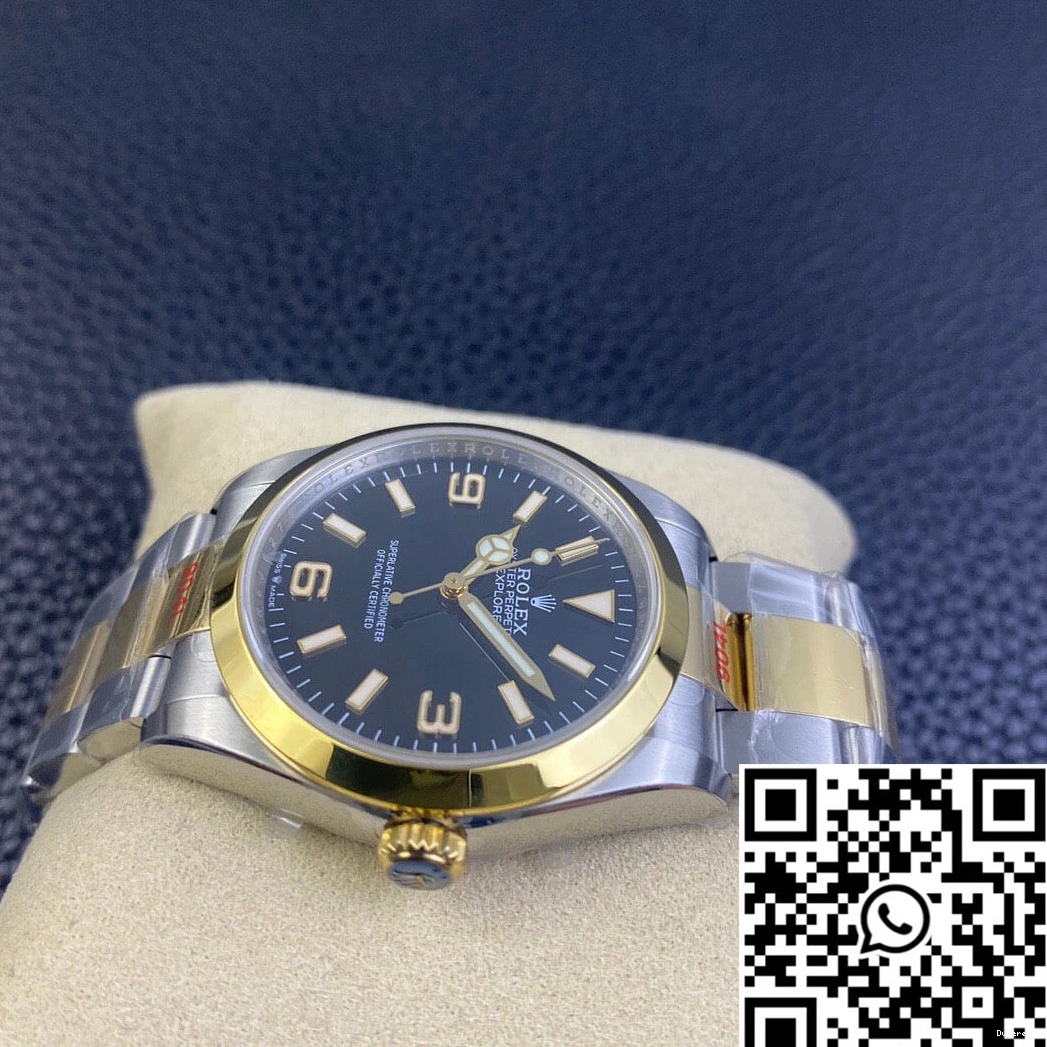 EW Rolex M124273-0001 Factory Dial Explorer Black 0320